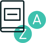 Kirjaimia ympyröissä